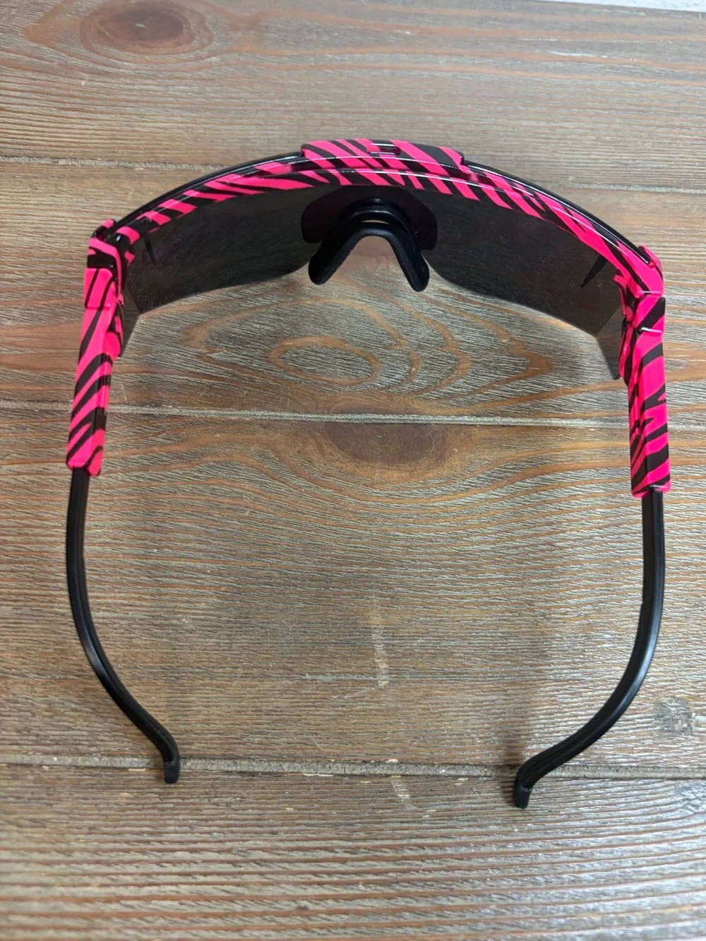 Pit Viper The Hot Tropics 2000 Sunglasses Mirrored Lens Hot Pink & Black Unisex